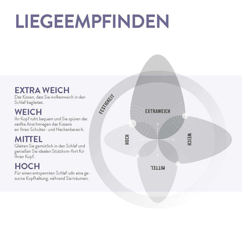 Spessarttraum Daunenkissen 3-Kammer Spessarttraum, Wildente, 100 % Wildentendaunen (Außen) Jubiläumsangebot